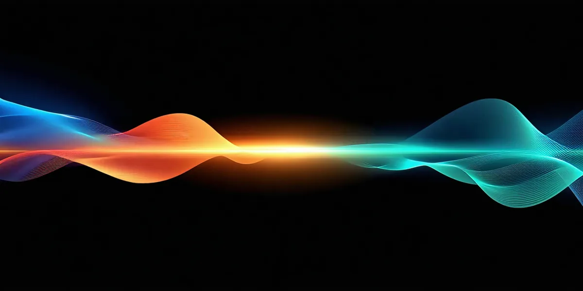 Abstract visualization of multiple data streams — weather patterns, social media signals, and economic indicators — converging into a single unified forecast signal